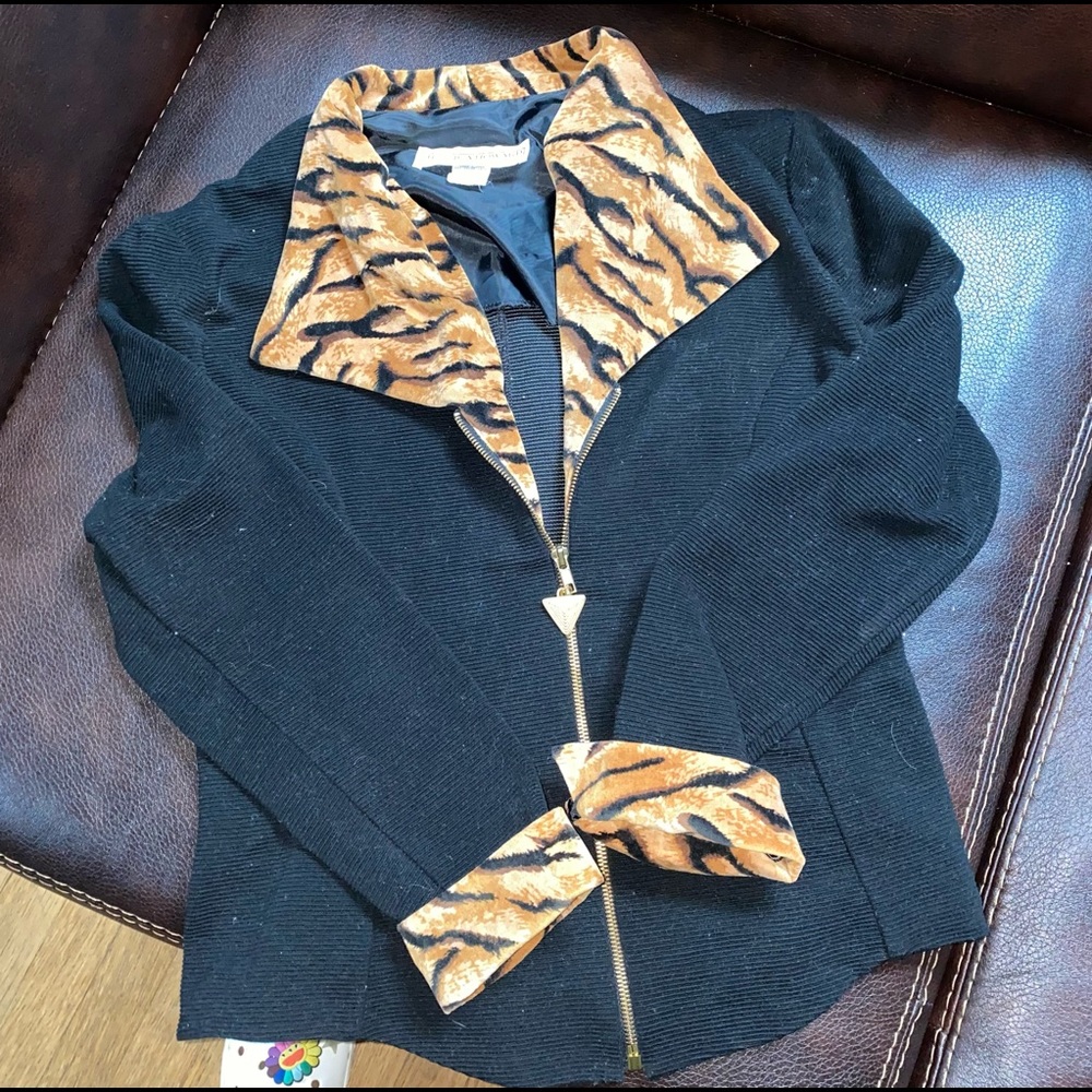 Vintage Tiger Print Jacket